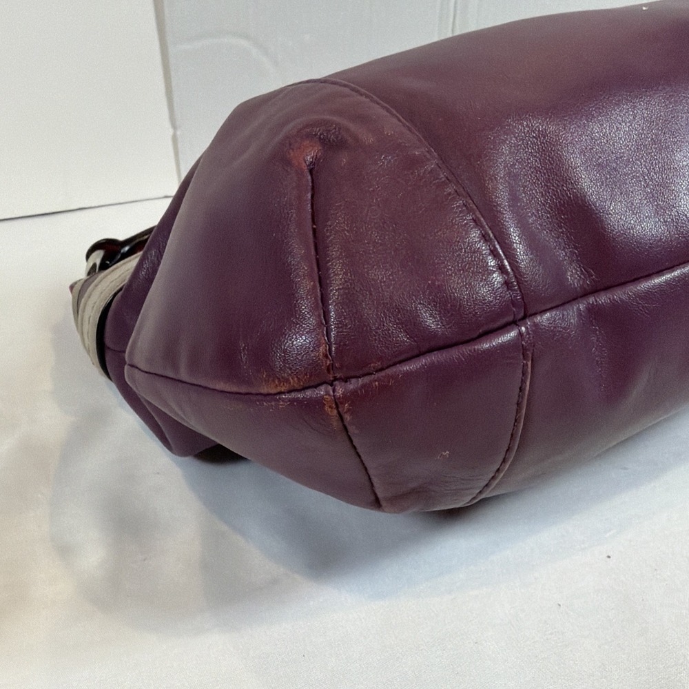 Coach Daisy Spectator Leather Crossbody Y2K Shoulder Bag F23951 Purple Pink - Picture 8 of 13